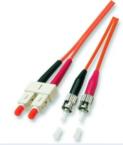 M-Cab 7000875 10м ST SC Оранжевый оптиковолоконный кабель