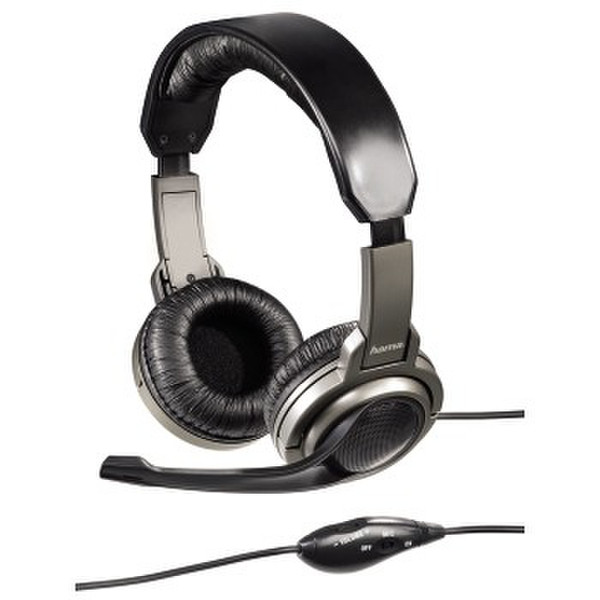 Hama 00051643 Binaural Kopfband Schwarz Headset