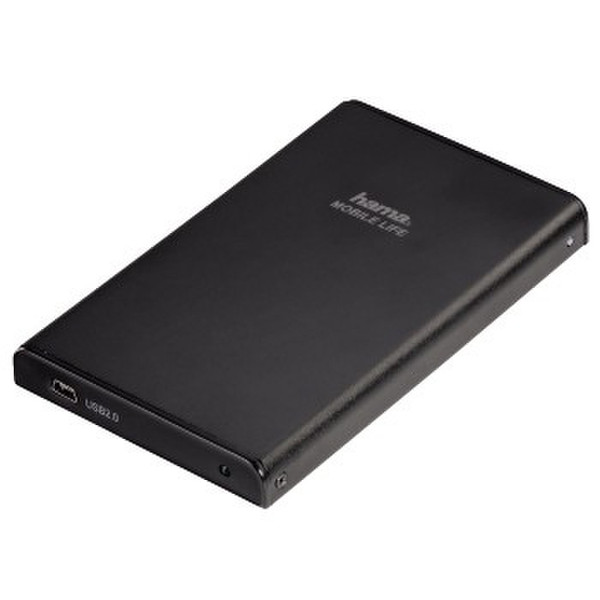 Hama 00053164 2.5Zoll Schwarz Speichergehäuse