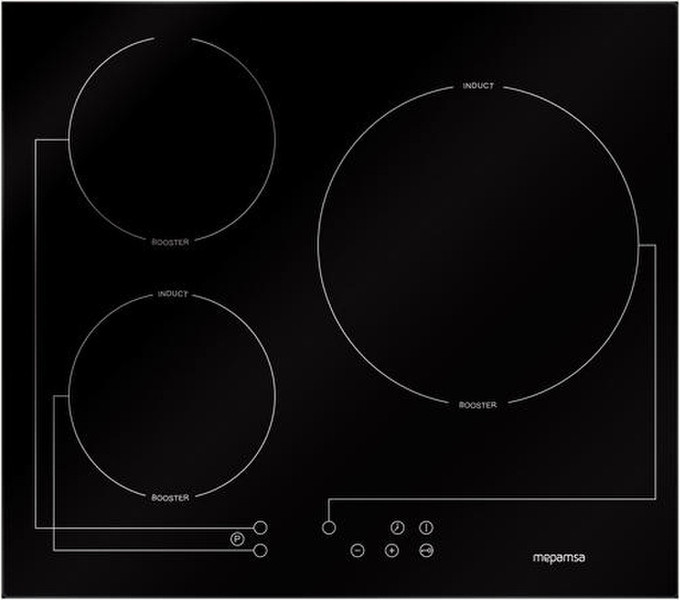 Mepamsa It Md 630 G - 60cm Eingebaut Elektrische Induktion Schwarz