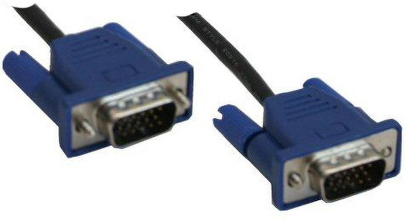 InLine 1.6m HD15 M/M 1.6м VGA (D-Sub) VGA (D-Sub) Черный, Синий