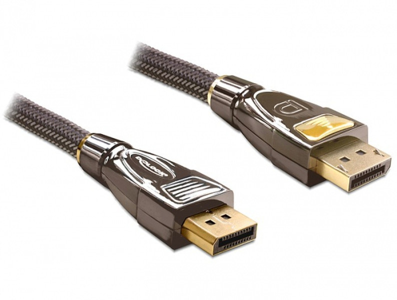 DeLOCK 82771 2m DisplayPort DisplayPort Black,Brown DisplayPort cable