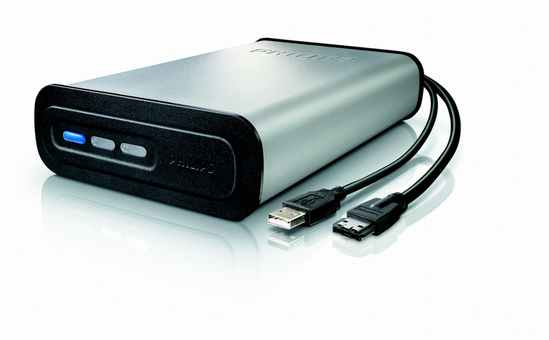 Philips SPD5125CC/05 USB Type-A 2.0 750ГБ Черный, Металлический внешний жесткий диск