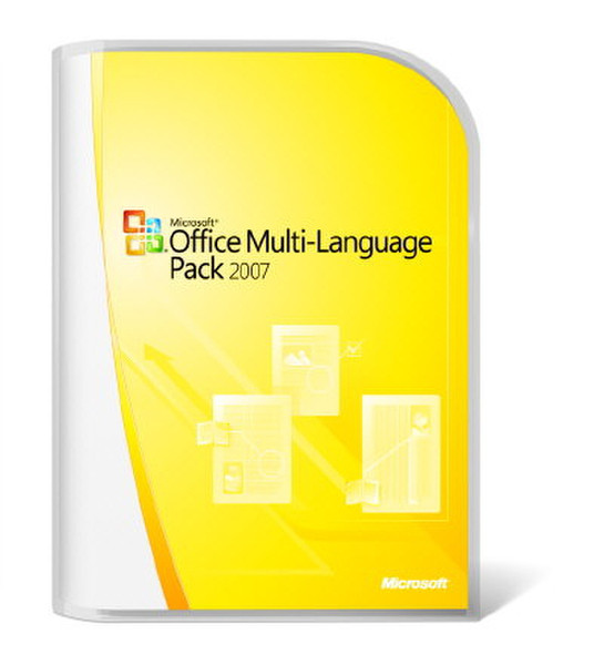 Microsoft Office Multi-Language Pack 2007 - Complete package - 1 PC - DVD - Win - French Full 1user(s) French