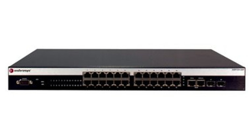 Enterasys A4H124-24P Управляемый L2 Fast Ethernet (10/100) Power over Ethernet (PoE) Черный сетевой коммутатор