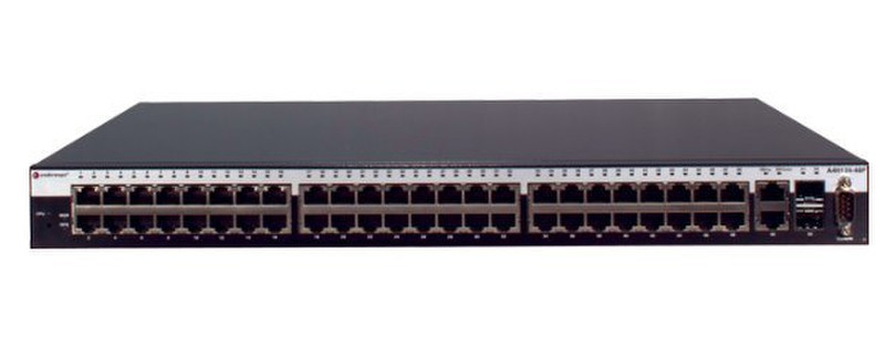 Enterasys A4H124-48P gemanaged L2 Fast Ethernet (10/100) Energie Über Ethernet (PoE) Unterstützung Schwarz Netzwerk-Switch