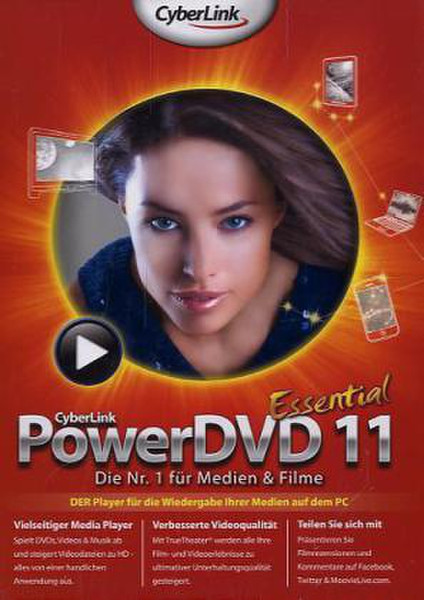 Cyberlink PowerDVD 11 Essential, DEU