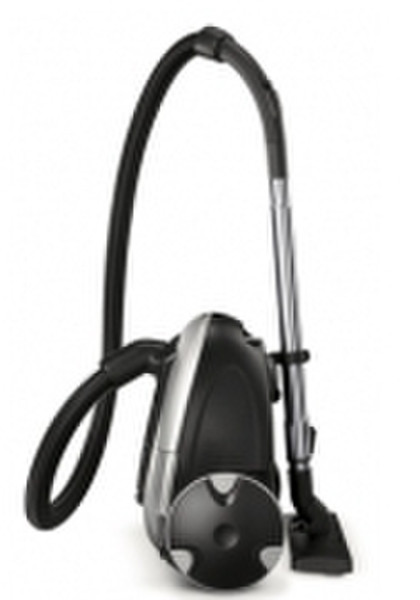 Princess Vacuum Cleaner Black Bull Zylinder-Vakuum 2.5l 1800W Schwarz, Silber