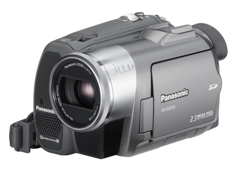 Panasonic NV-GS230EB-S 2.3MP CCD Silver hand-held camcorder