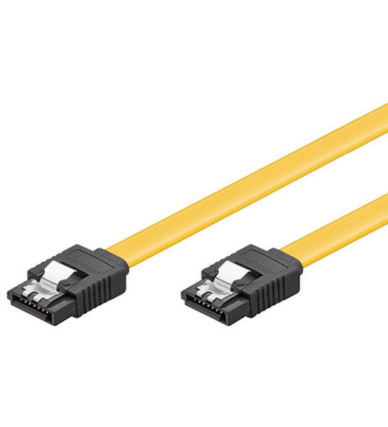 Wentronic SATA 600-030 0.3m Yellow SATA cable