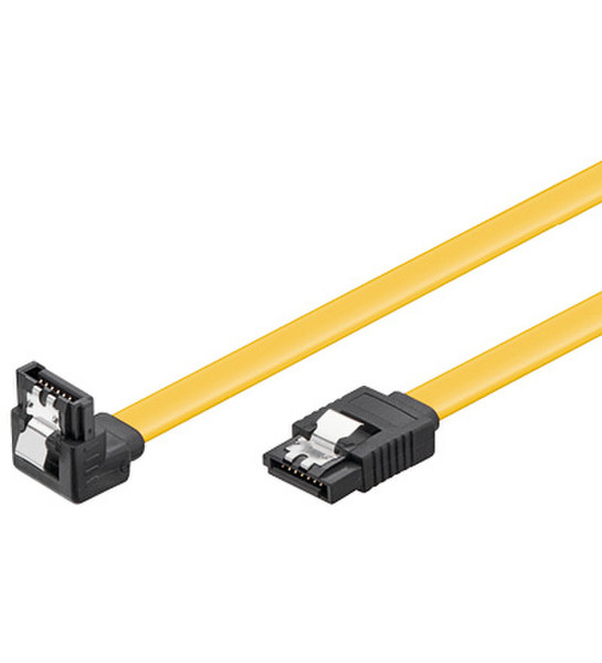 Wentronic SATA 600-050 0.5m Yellow SATA cable