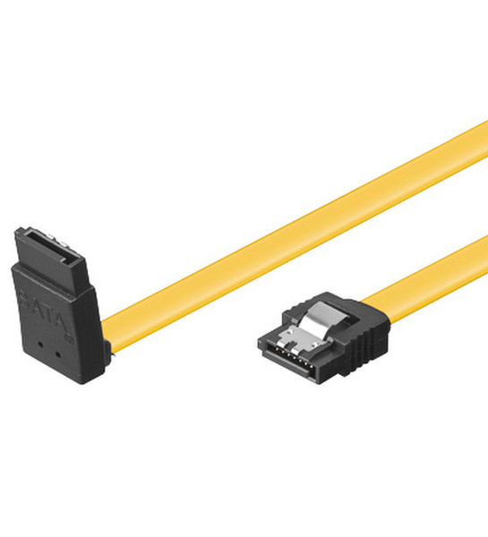 Wentronic SATA 600-030 0.3m Yellow SATA cable