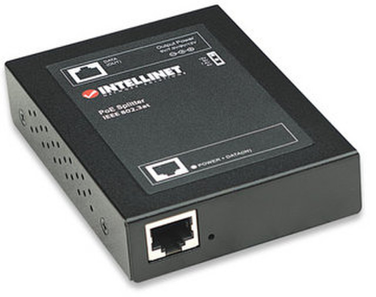 Intellinet 560443 Power over Ethernet (PoE) Черный сетевой разделитель