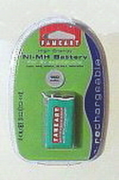 Fameart PP3 150 mAh Ni-MH Battery Nickel-Metal Hydride (NiMH) 150mAh rechargeable battery