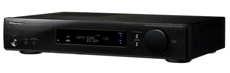 Pioneer VSX-S300-K 100W 5.1 Surround 3D Black AV receiver