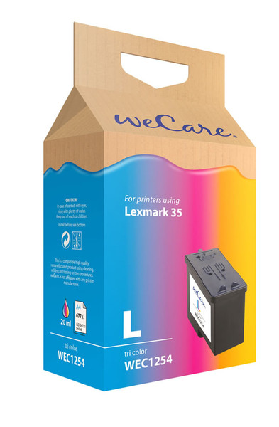 Wecare Ink cartridge 18C0035 colour Gelb Tintenpatrone