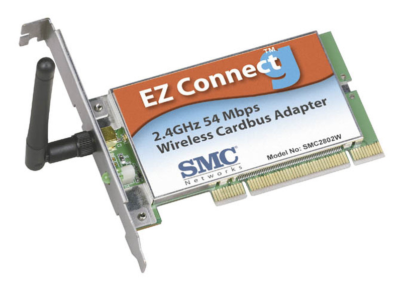 SMC 802.11g 2.4GHz 54Mbps Wireless PCI Adapter 54Мбит/с сетевая карта