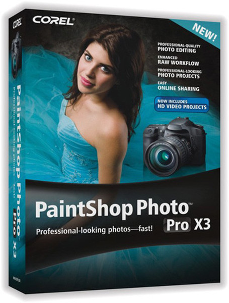 Corel PaintShop Photo Pro X3, CD, MLNG