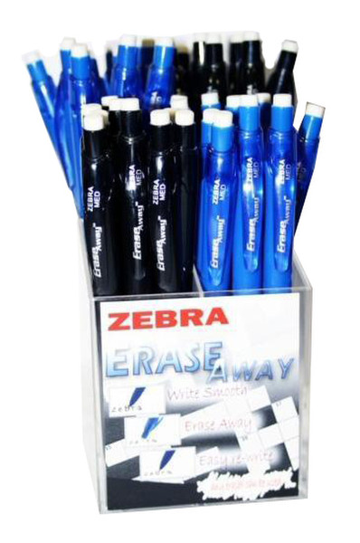 Zebra Erase Away Schwarz, Blau 40Stück(e)