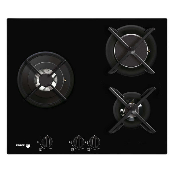 Fagor CFI-3GLSTABUT built-in Gas Black hob