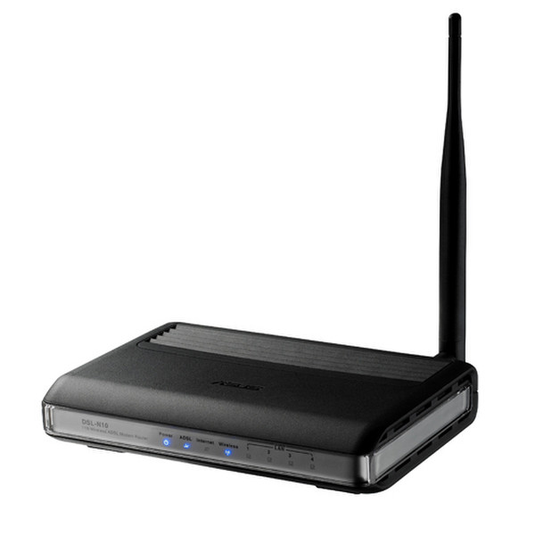 ASUS DSL-N10 Fast Ethernet Black wireless router