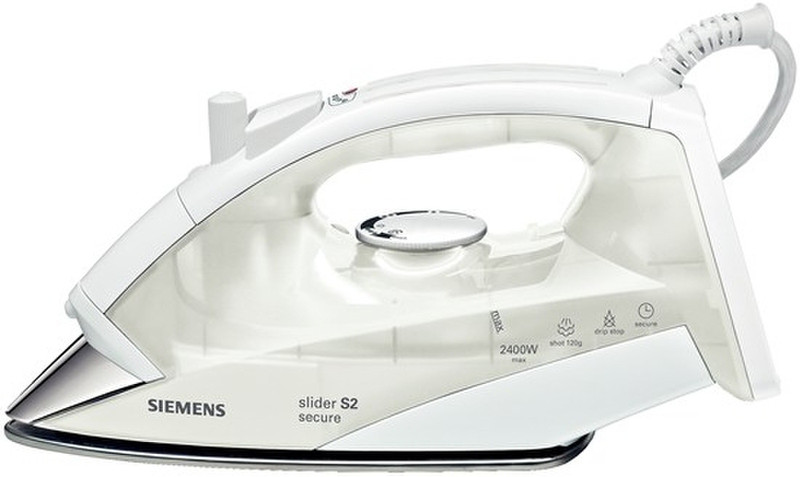 Siemens TB36130 Steam iron 2400W White iron