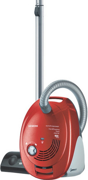 Siemens VS06G2411 Cylinder vacuum 3.3L 2400W Red vacuum