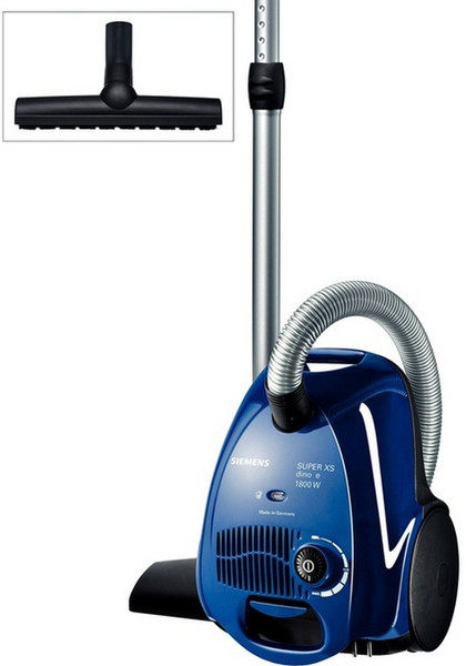 Siemens VS55A20 Cylinder vacuum cleaner 3.5L 1800W Blue vacuum