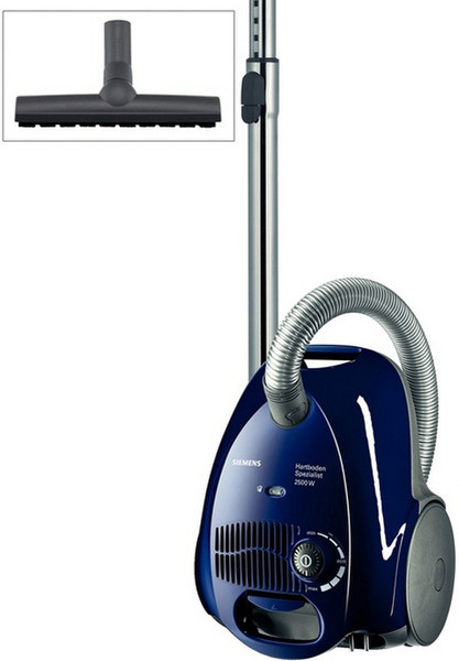 Siemens VS5A2522 Cylinder vacuum cleaner 3.5L 2500W Blue vacuum