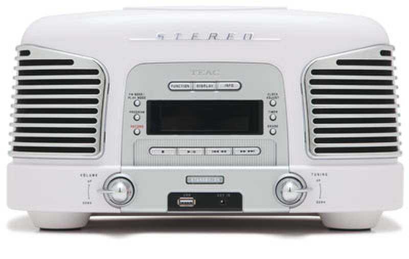 TEAC SL-D920 Analog 10W Weiß CD-Radio