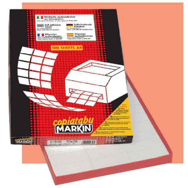 Markin 210A401 self-adhesive label