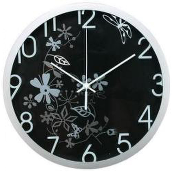 Metodo V150401 Quartz wall clock Круг Черный настенные часы