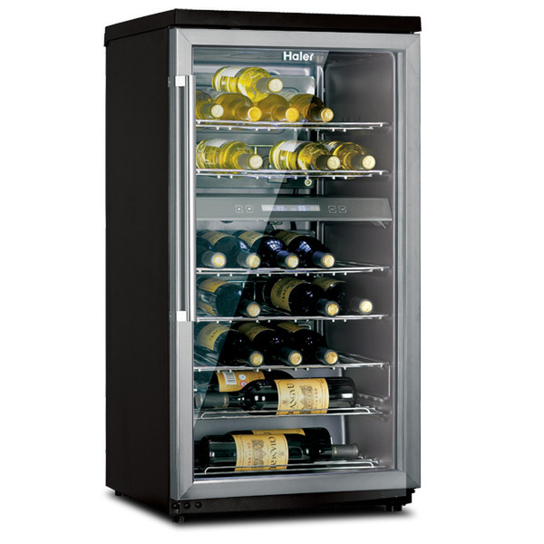 Haier HVZ040ABH freestanding 40bottle(s) wine cooler