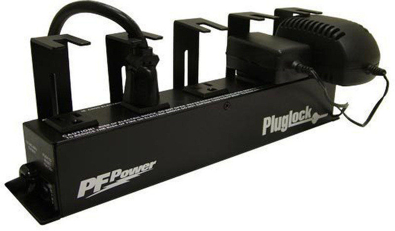 Panamax PLUGLOCK-PFP 5AC outlet(s) 1.5m Black power extension