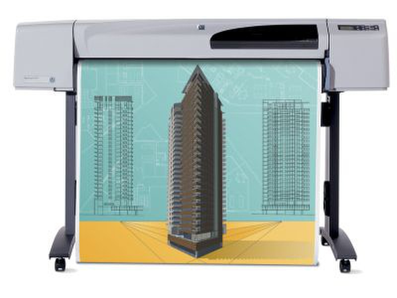 HP Designjet 500 Plus (42-inch) Printer Цвет 1200 x 600dpi А0 (841 x 1189 мм) крупно-форматный принтер