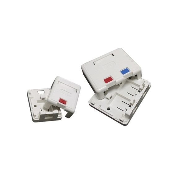 Lynx 1-port outlet LUX UTP Weiß Kabelschnittstellen-/adapter