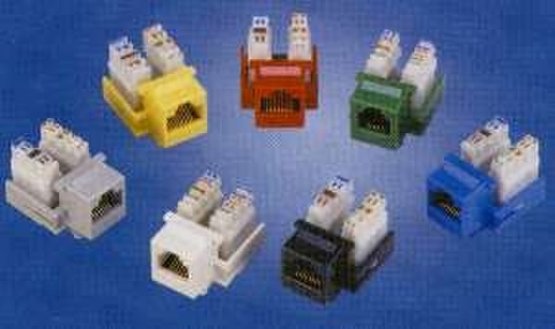 Lynx Keystone, UTP, Cat.5e, clamp type110, White 110 wire connector