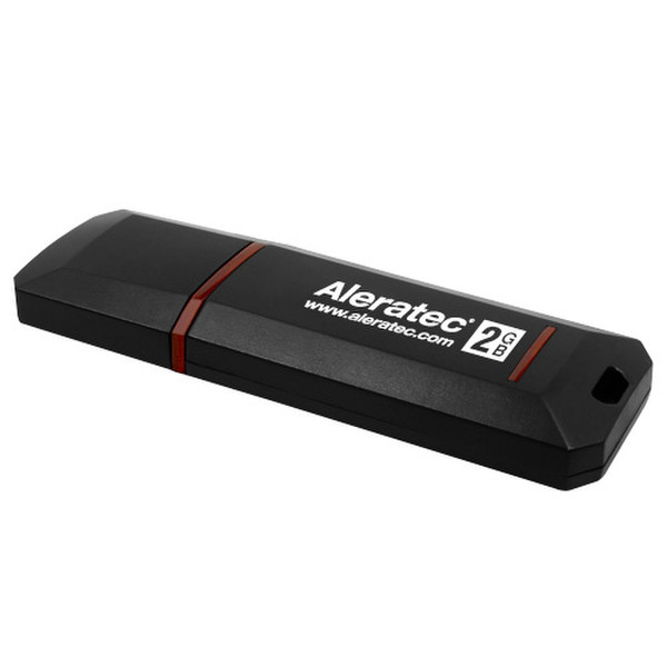 Aleratec PortaStor Secure 2GB 2GB USB 2.0 Type-A Black USB flash drive