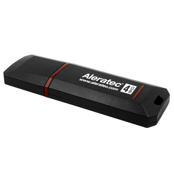 Aleratec PortaStor Secure 4GB 4GB USB 2.0 Type-A Black USB flash drive