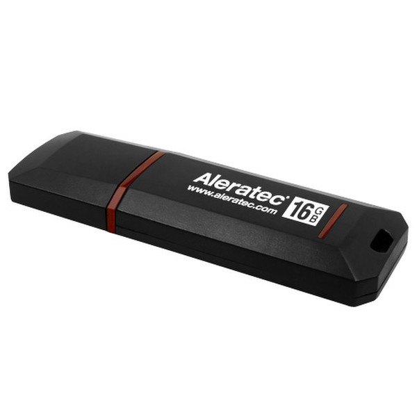 Aleratec PortaStor Secure 16GB 16GB USB 2.0 Typ A Schwarz USB-Stick