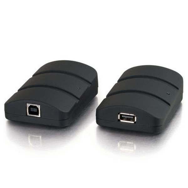 C2G 53880 USB B, RJ45 USB A, RJ45 Black cable interface/gender adapter