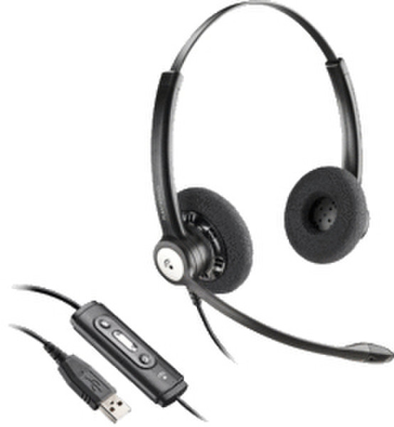 Plantronics Blackwire C620-M USB Стереофонический Оголовье Черный гарнитура