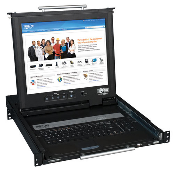 Tripp Lite 1U Rackmount Console with 17-in. LCD, Dual Rail