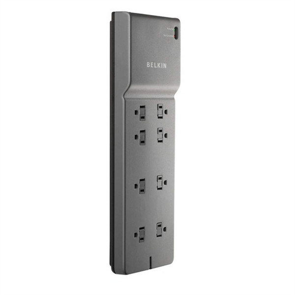 Belkin BE108000-08-CM 8AC outlet(s) 2.4m Black surge protector