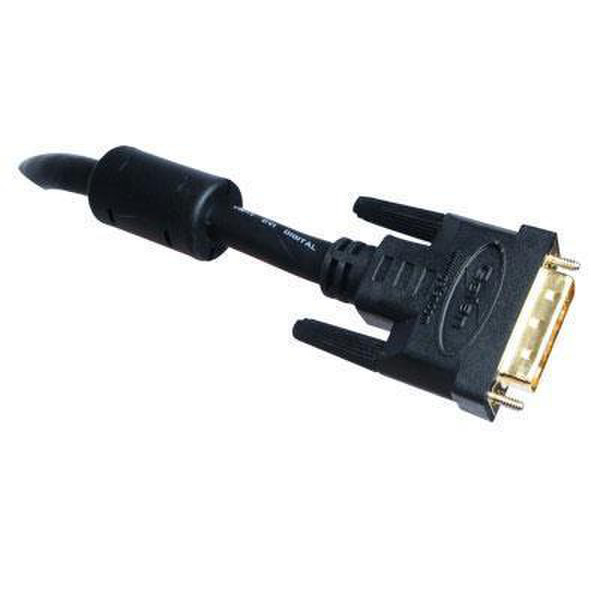 Gefen CAB-DVIC-DLB-15MM 4.57м DVI-D DVI-D Черный DVI кабель