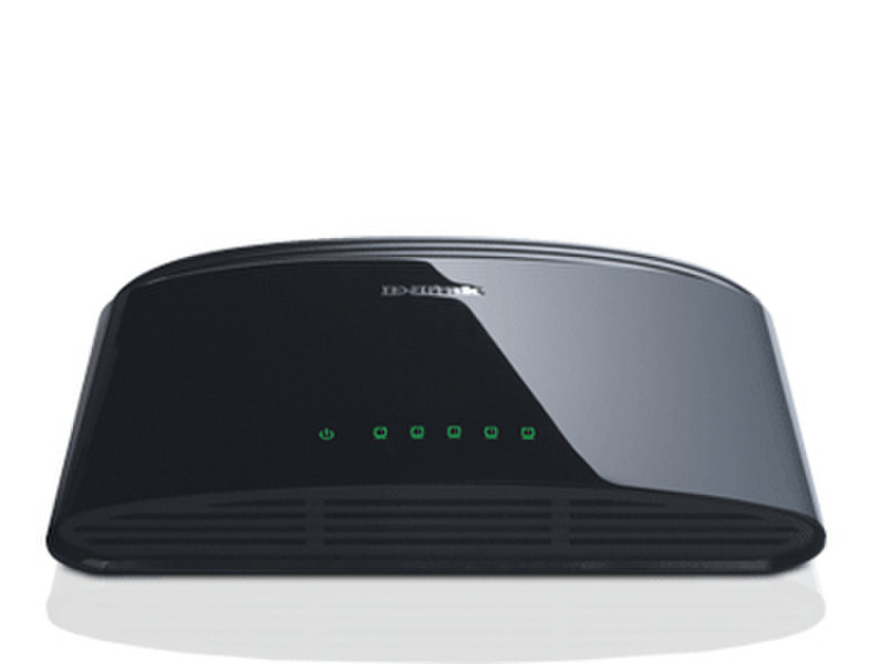 D-Link DES-1005E Черный сетевой коммутатор