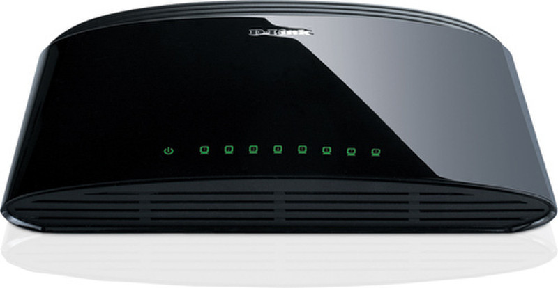 D-Link DES-1008E Черный сетевой коммутатор