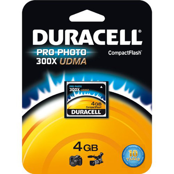Duracell CompactFlash 16GB 4ГБ CompactFlash карта памяти