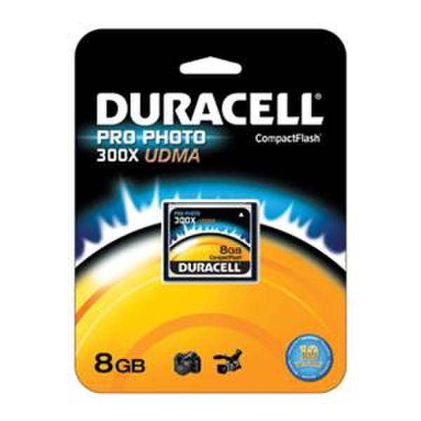 Duracell CompactFlash 8GB 8GB Kompaktflash Speicherkarte