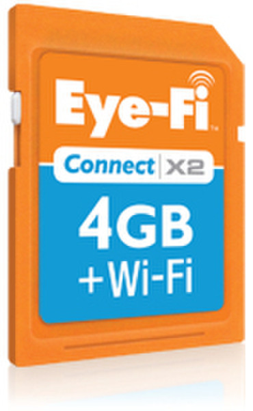 Eye-Fi Connect X2 4GB SDHC Klasse 6 Speicherkarte